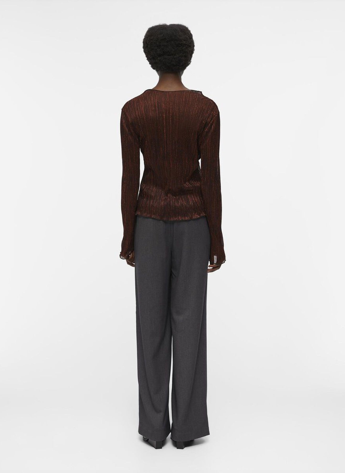 Sheer Top - Bitter Chocolate