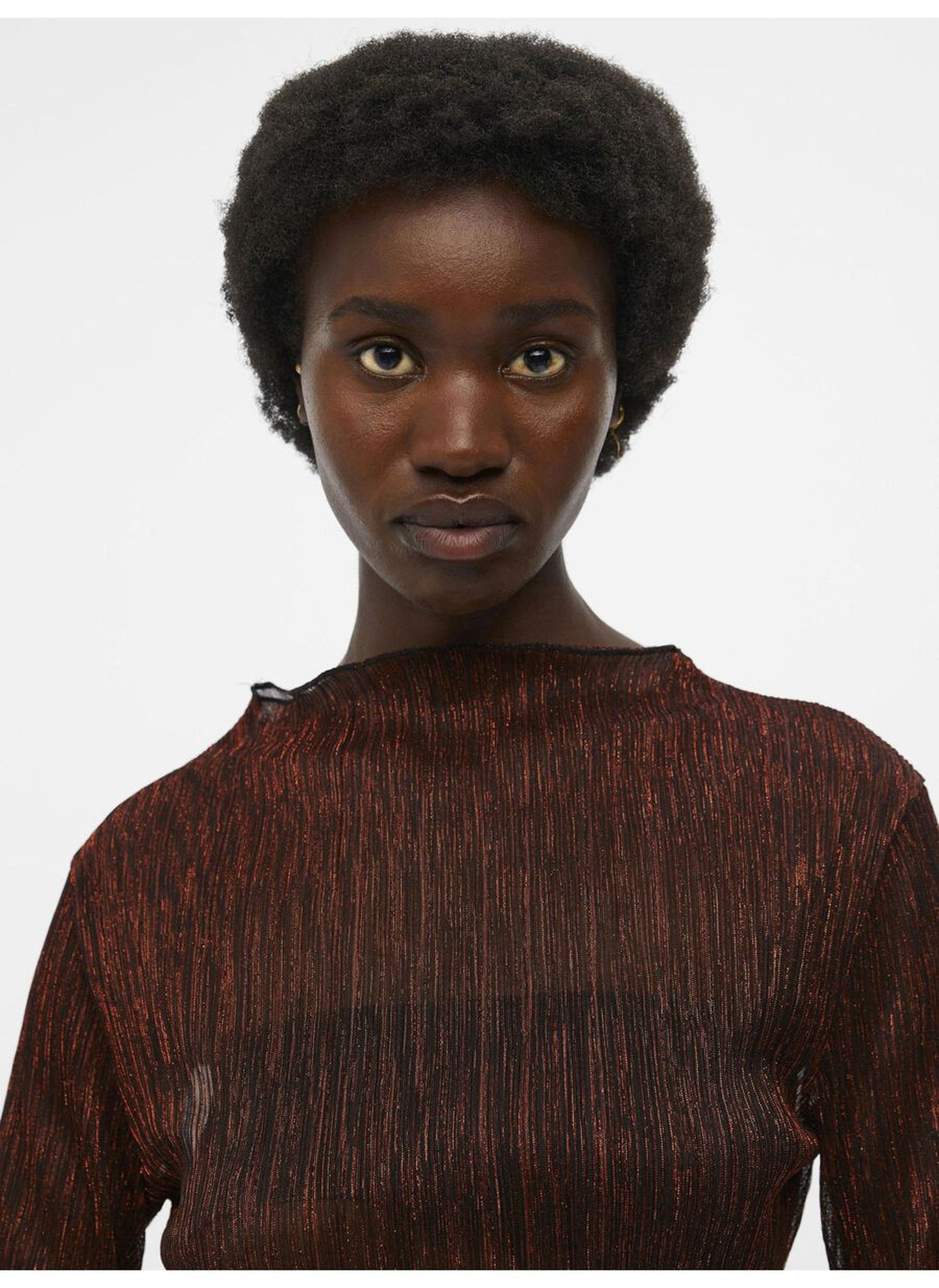 Sheer Top - Bitter Chocolate
