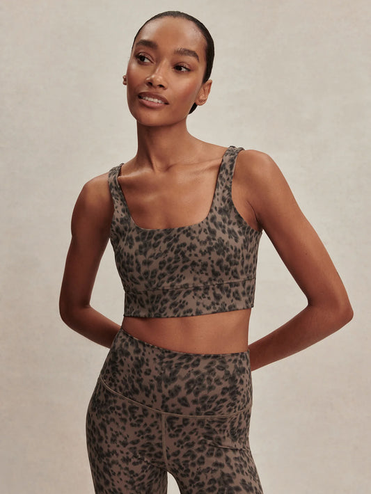FreeSoft™ Cori Bra - Brown Contrast Cheetah