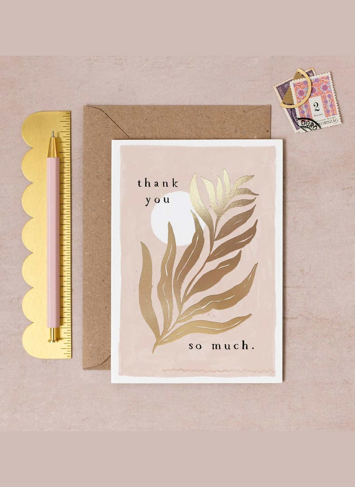 Leaf Thank You Card | Thank You Cards | Thank You Teacher