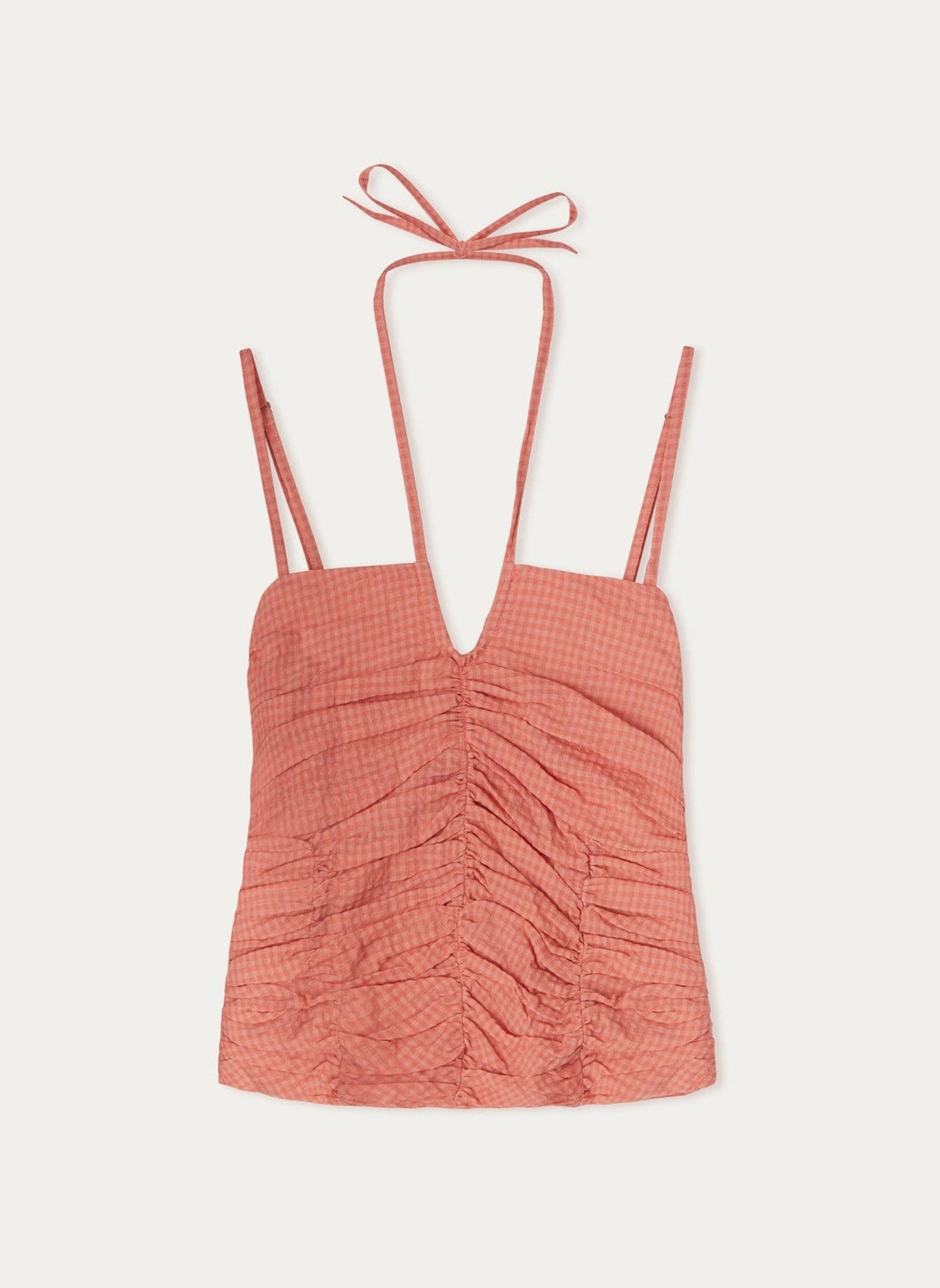 Draped Camisole Top - Salmon
