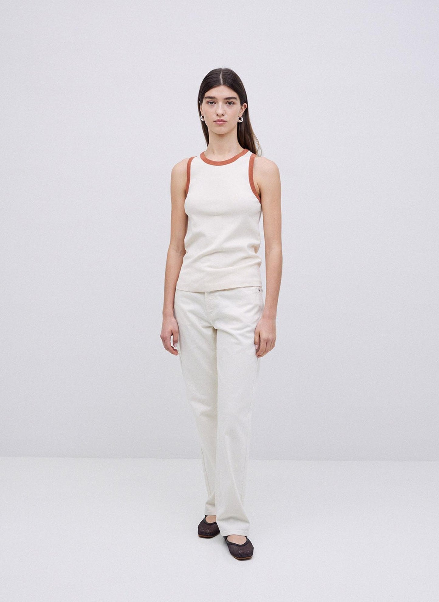 Contrast Vest Top
