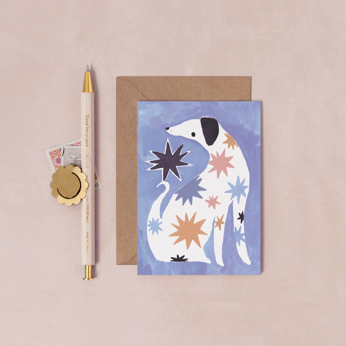 Starry Dog Mini Card | Blank Card | Mini Greeting Cards