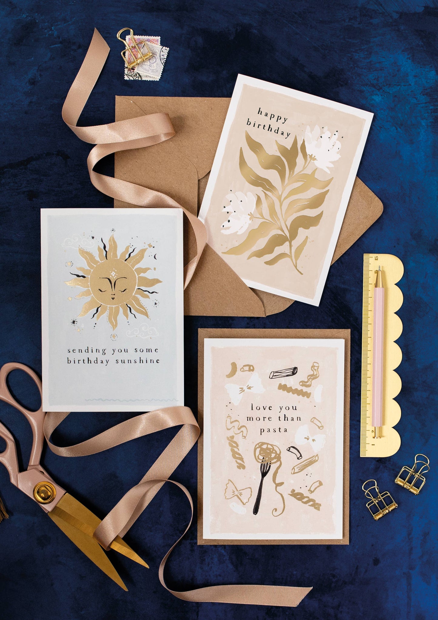 Serene Floral Birthday Card