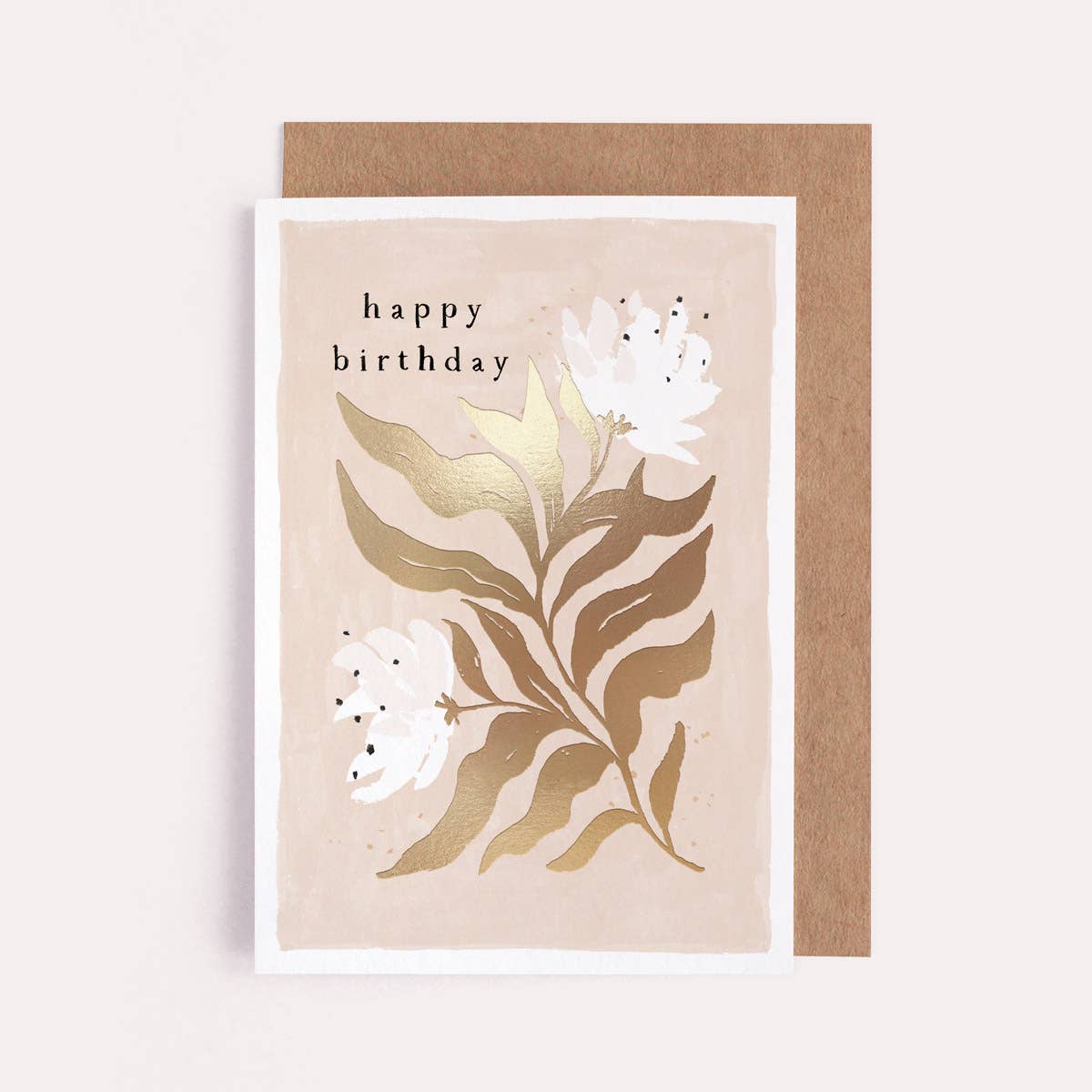 Serene Floral Birthday Card