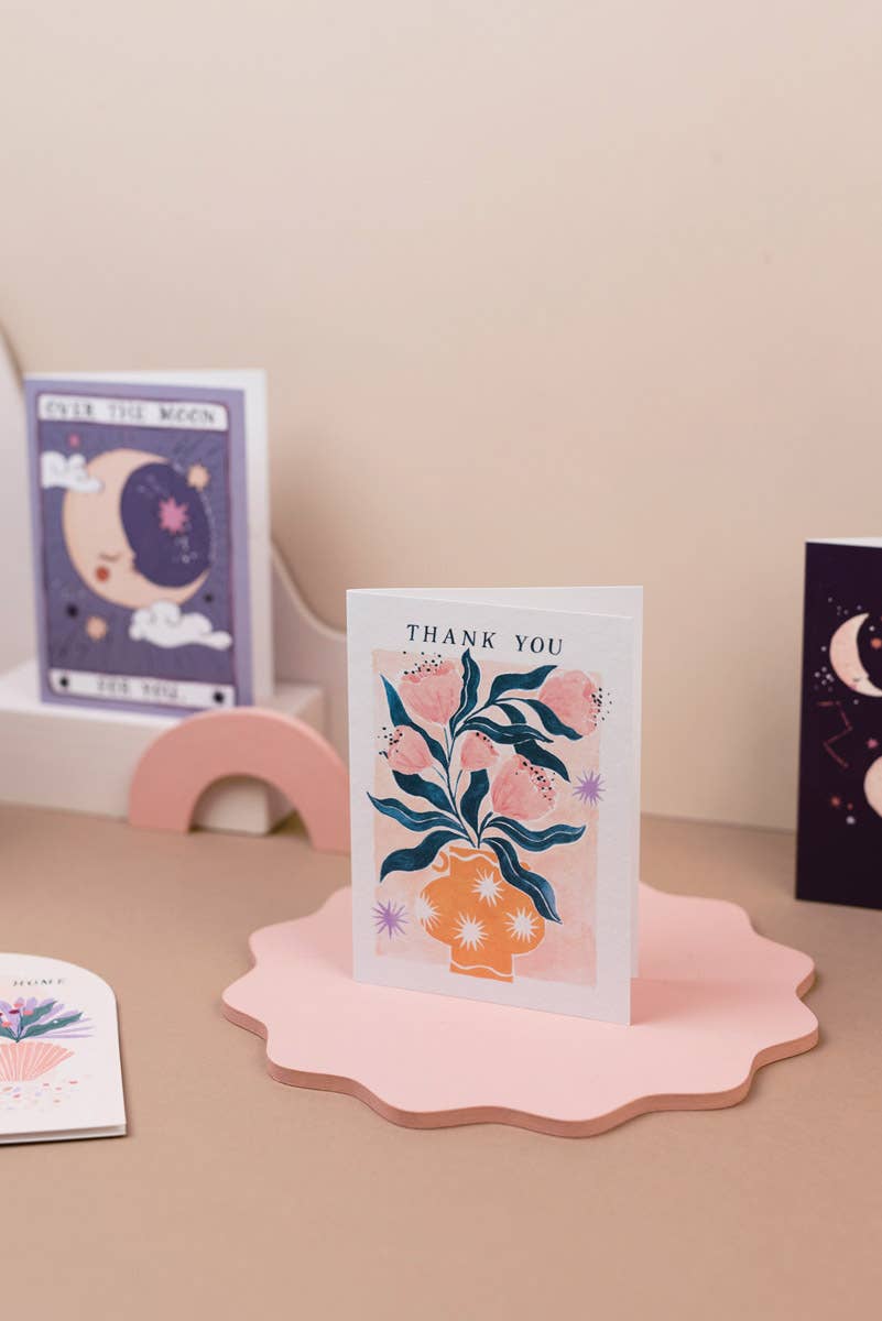 Vase Thank You Cards