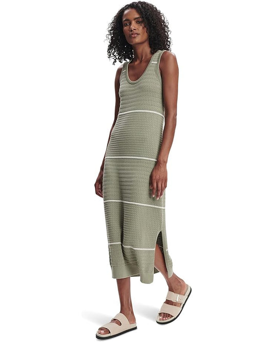 Scott Scoop Neck Midi Dress - Seagrass