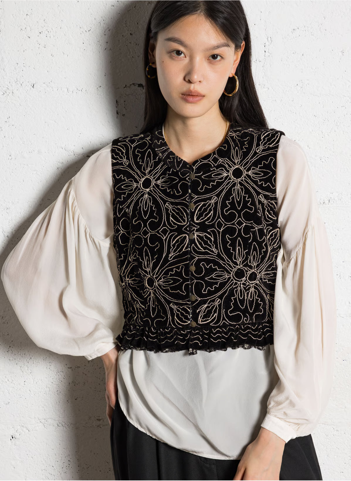 Marceline Vest - Nero – ROSE the store