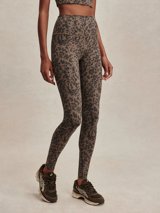 FreeSoft™ High-Rise Legging 28" - Brown Contrast Cheetah