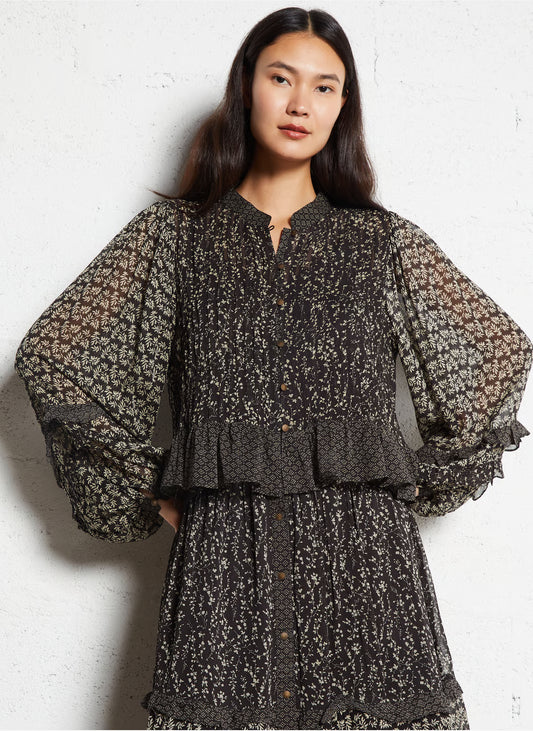 Catalina Blouse - Black Sheep