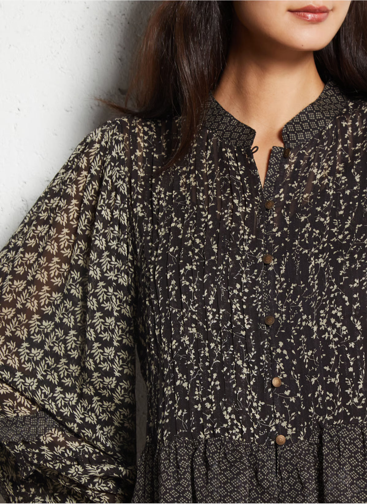 Catalina Blouse - Black Sheep