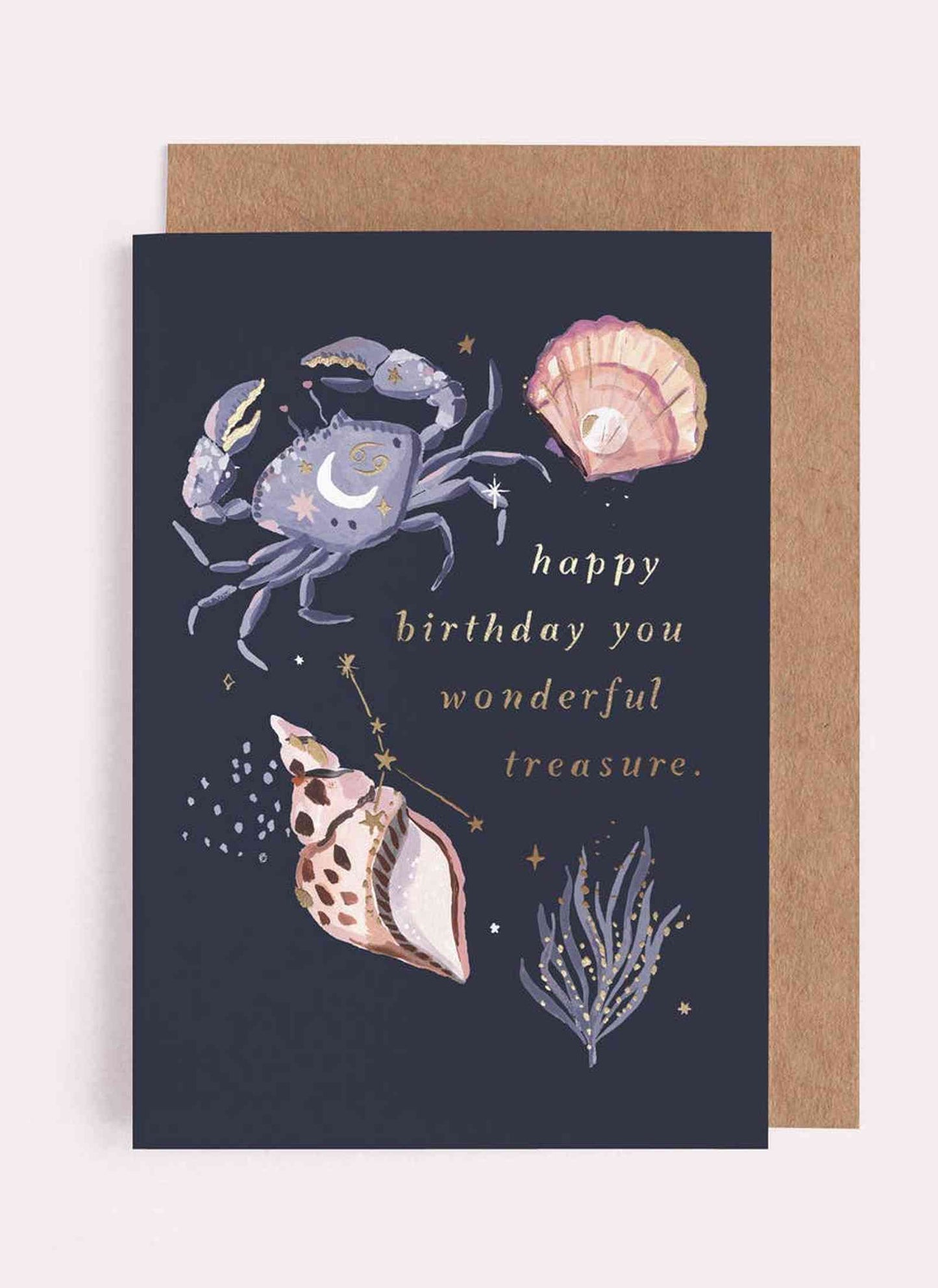 Treasure Zodiac Birthday Card