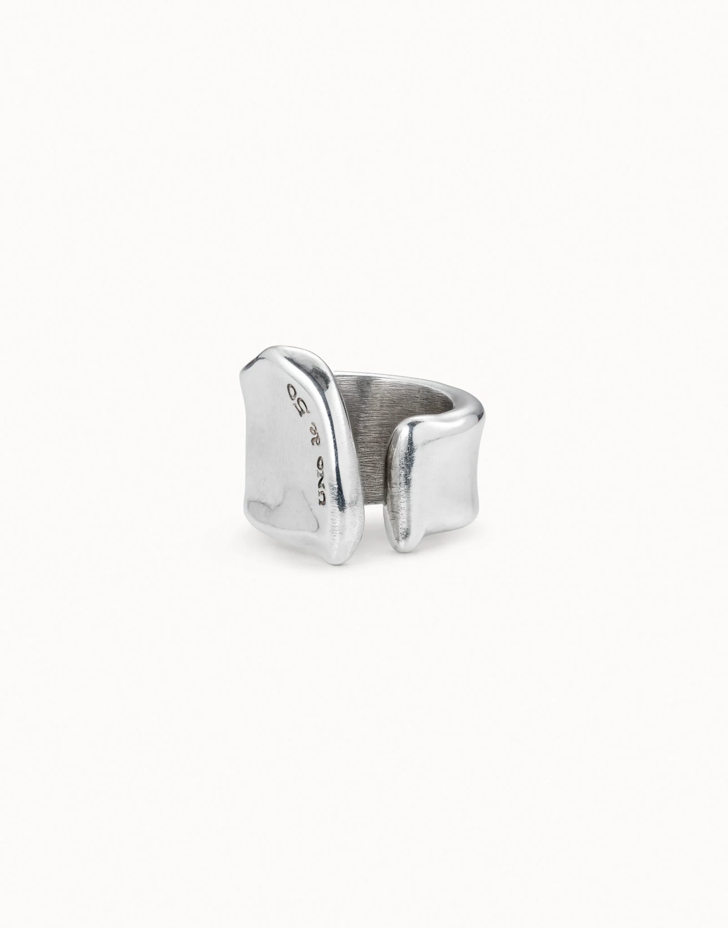 Large Open Ring - Silver (Size 15)