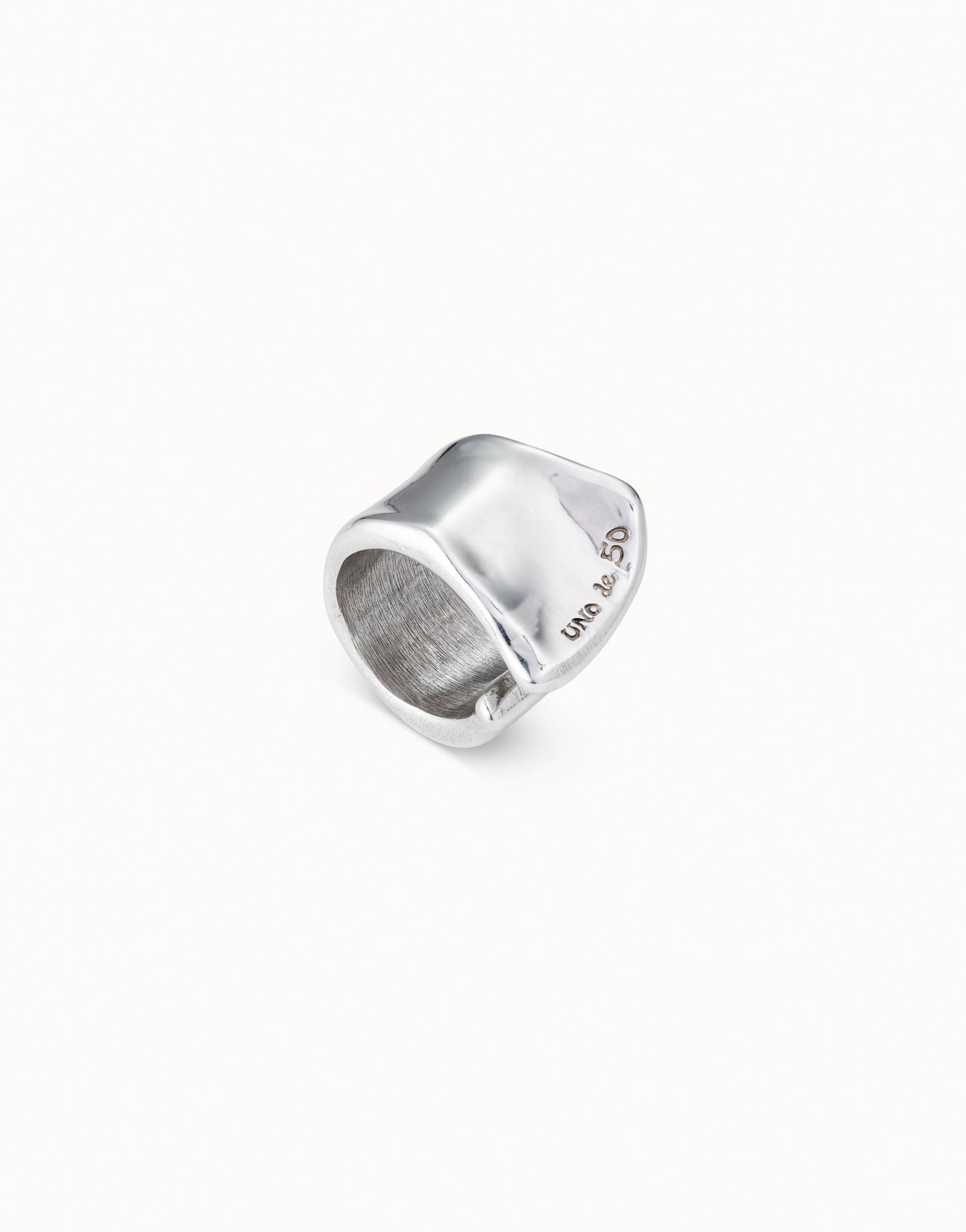 Large Open Ring - Silver (Size 15)