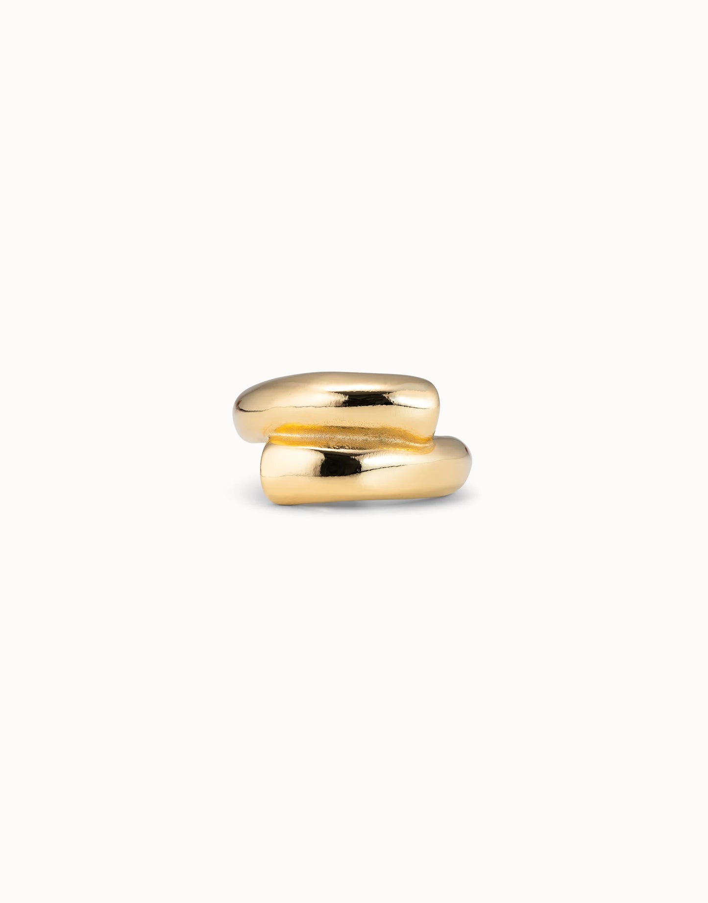 Tubular Shaped Ring - Gold (Size 15)
