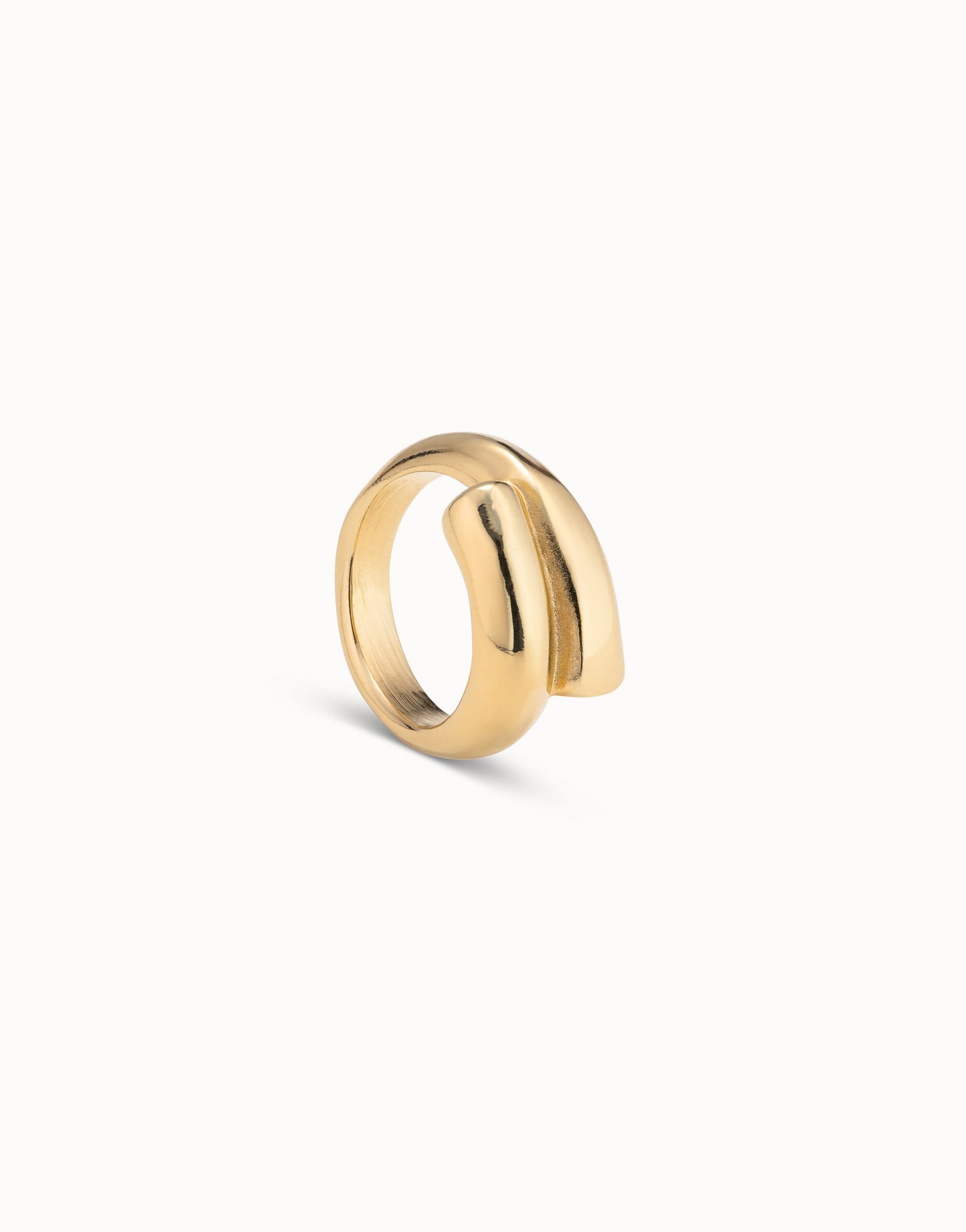 Tubular Shaped Ring - Gold (Size 15)