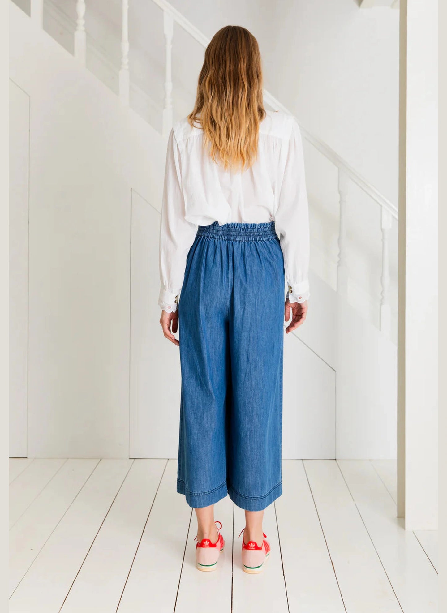 Bijou Trouser - Denim Mid Wash