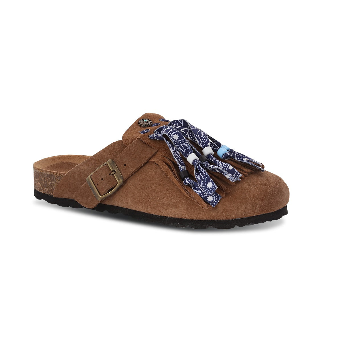 Dandara Sandals Bandana Donna - Suede Visone