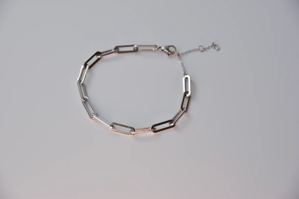 Paper Link Bracelet - Silver