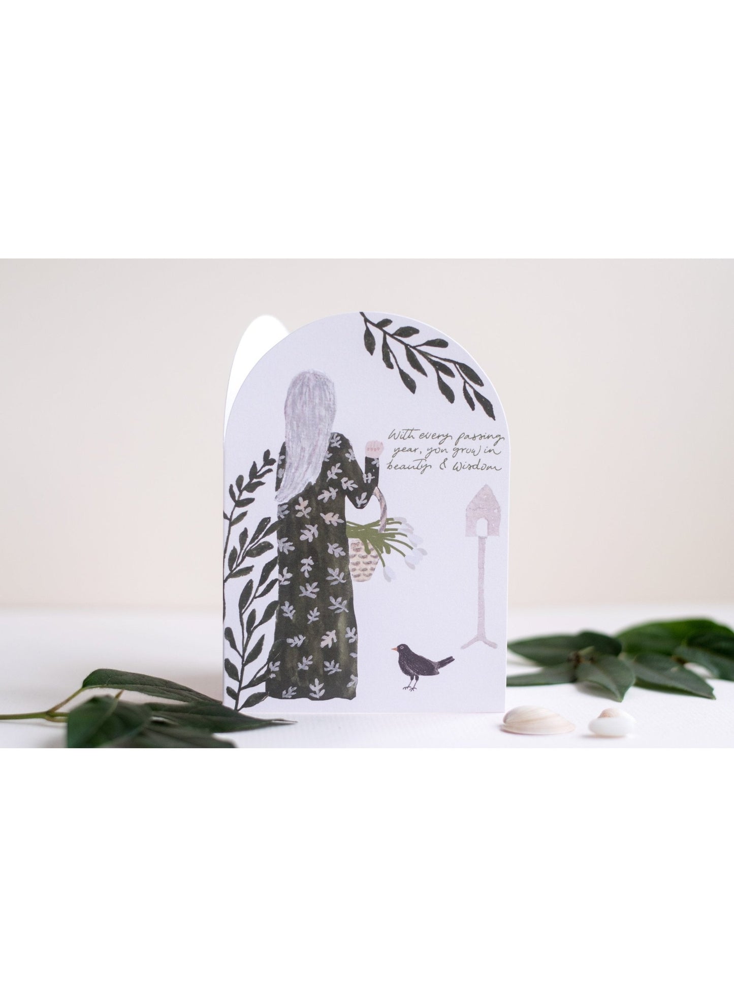 'You Grow In Beauty & Wisdom' Birthday Card