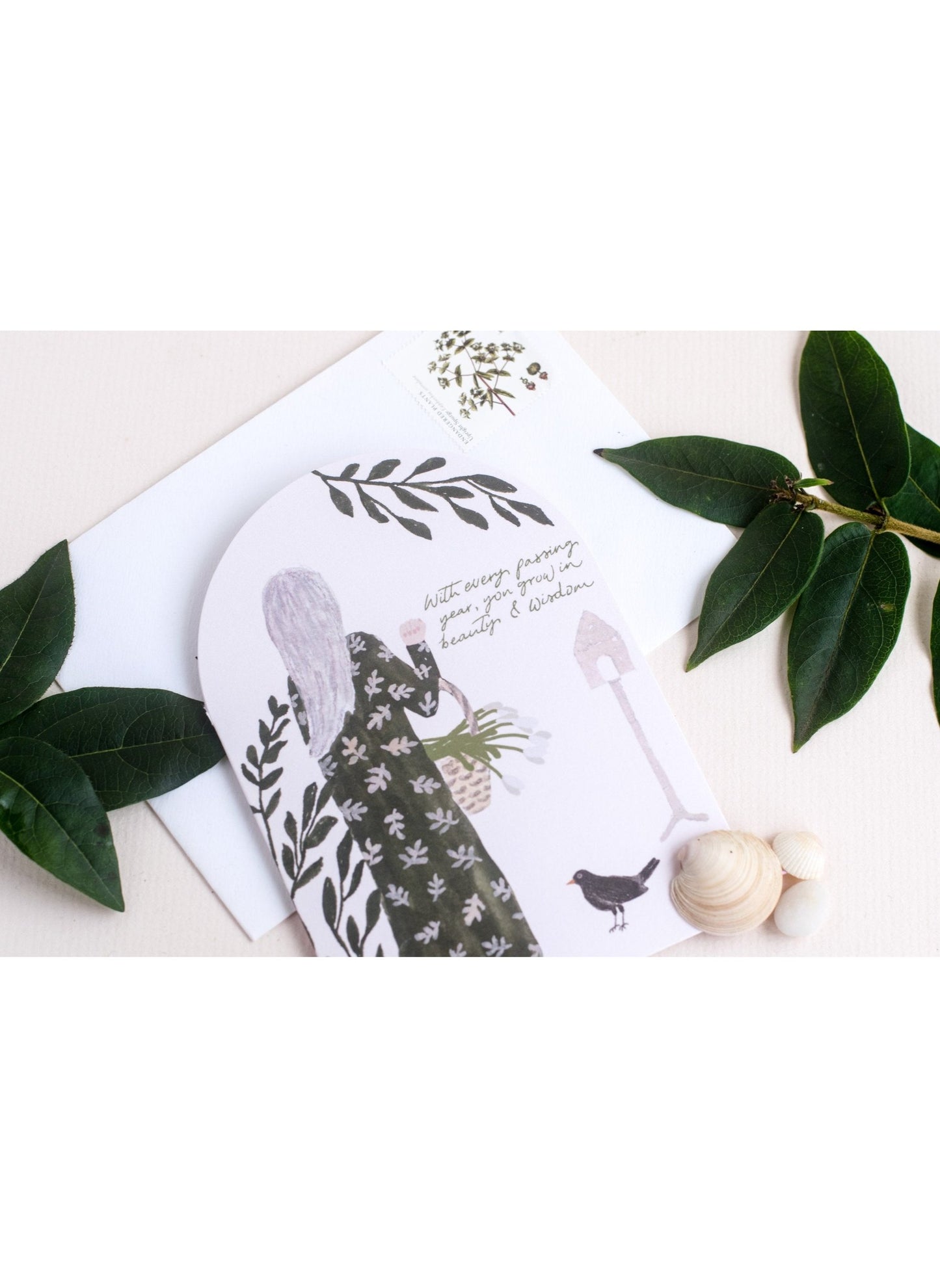 'You Grow In Beauty & Wisdom' Birthday Card