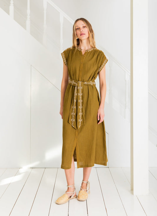Eden Dress - Olive