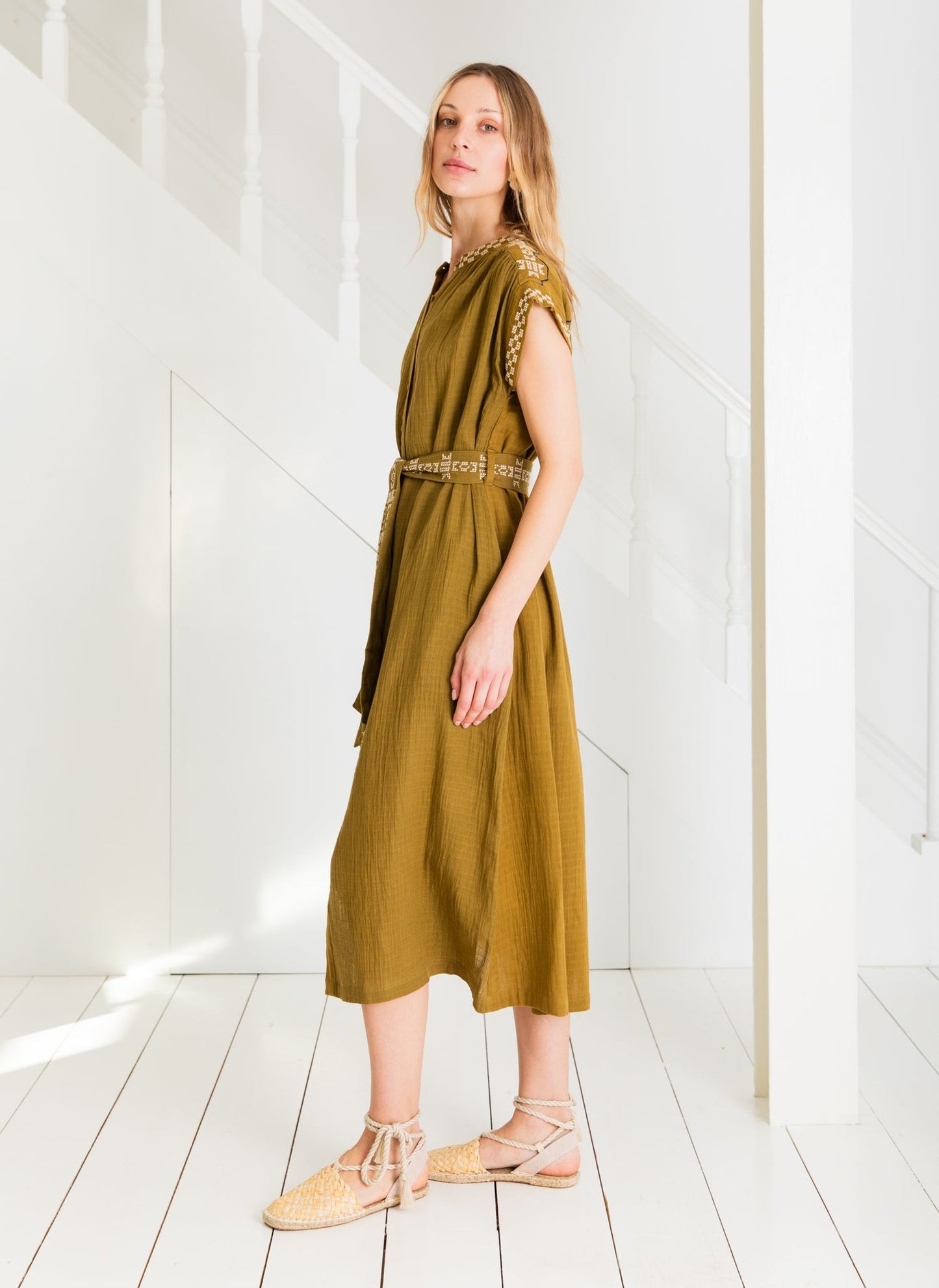 Eden Dress - Olive