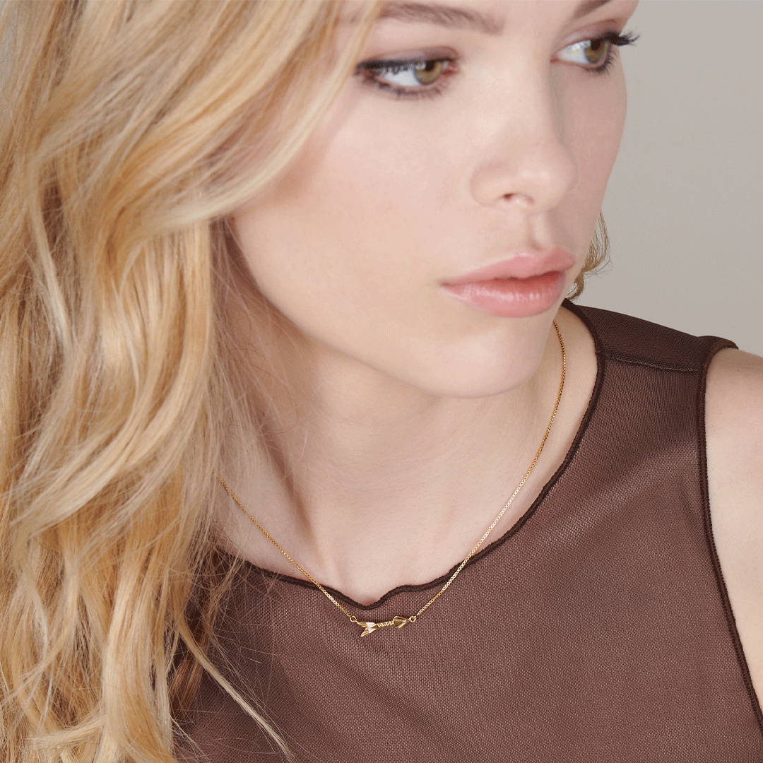 Electric Love Arrow Necklace