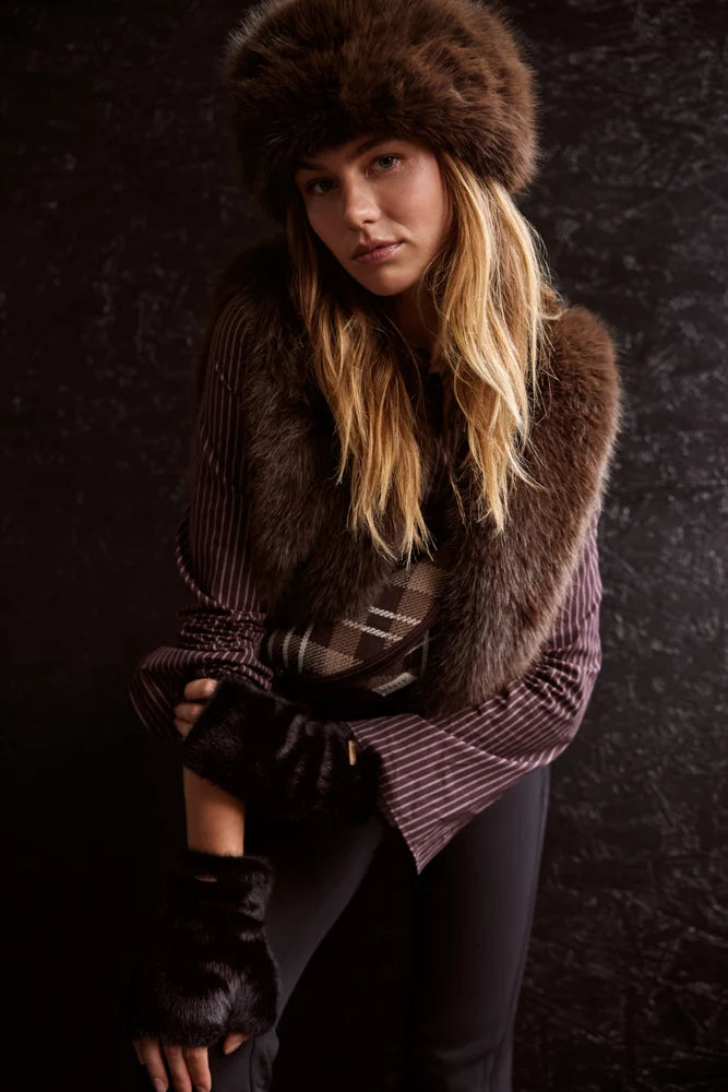 Annaliese Gilet - Dark Brown
