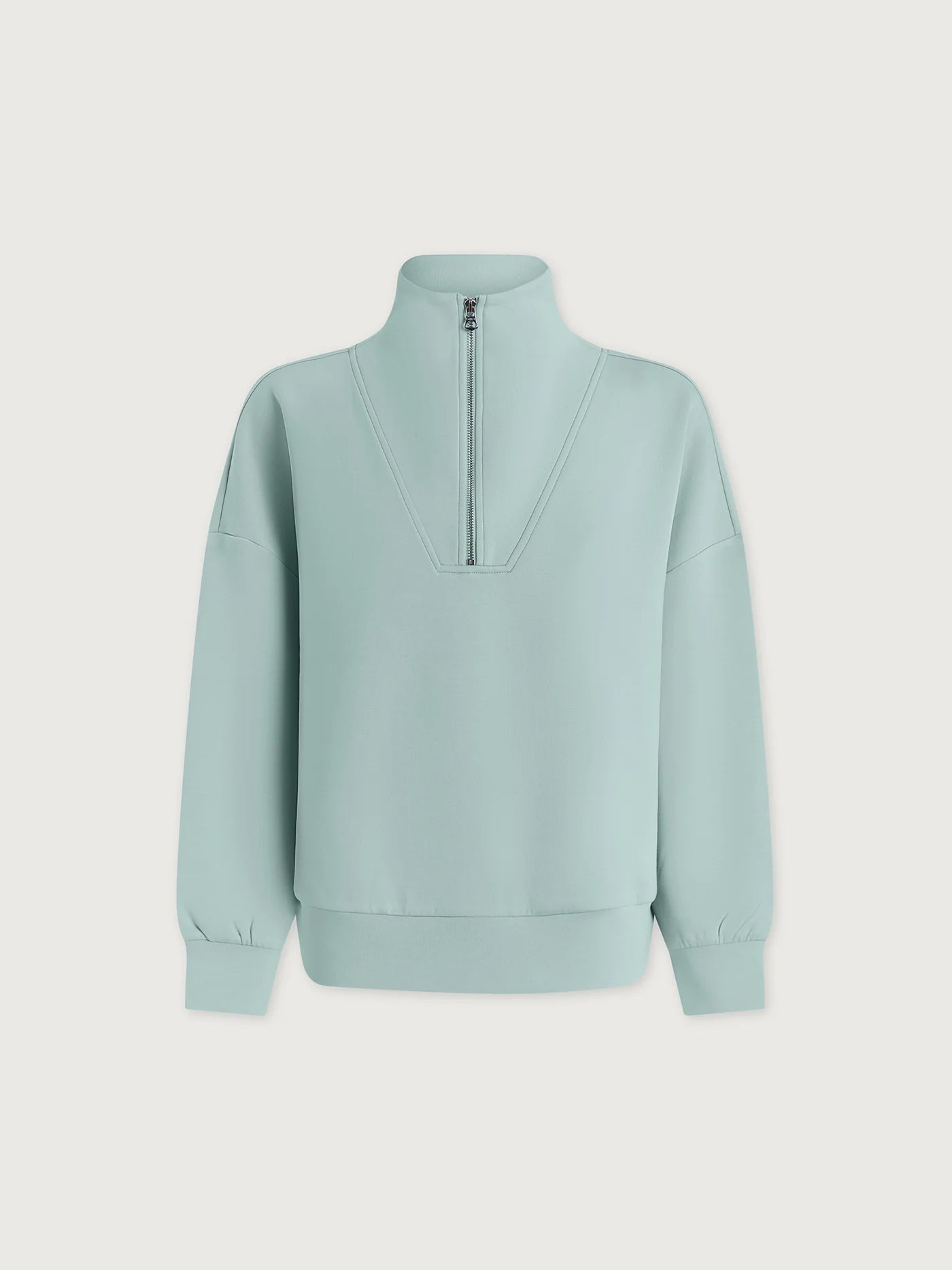 Hawley Half-Zip Sweat - Porcelain Blue