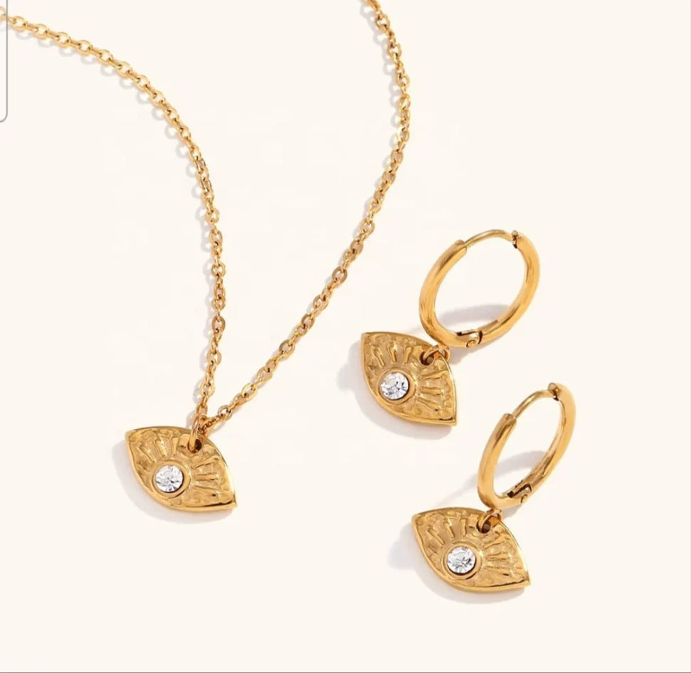 Eye Pendant Earrings