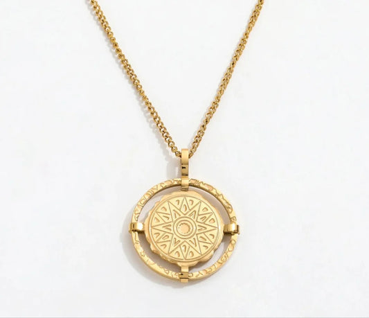 Compass Pendant Necklace