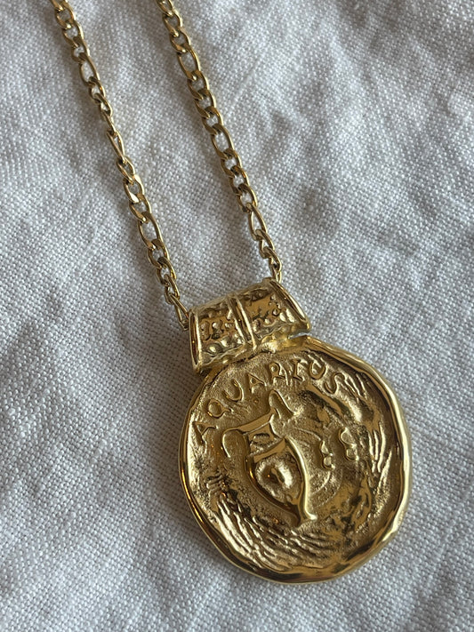Zodiac Necklace - Aquarius