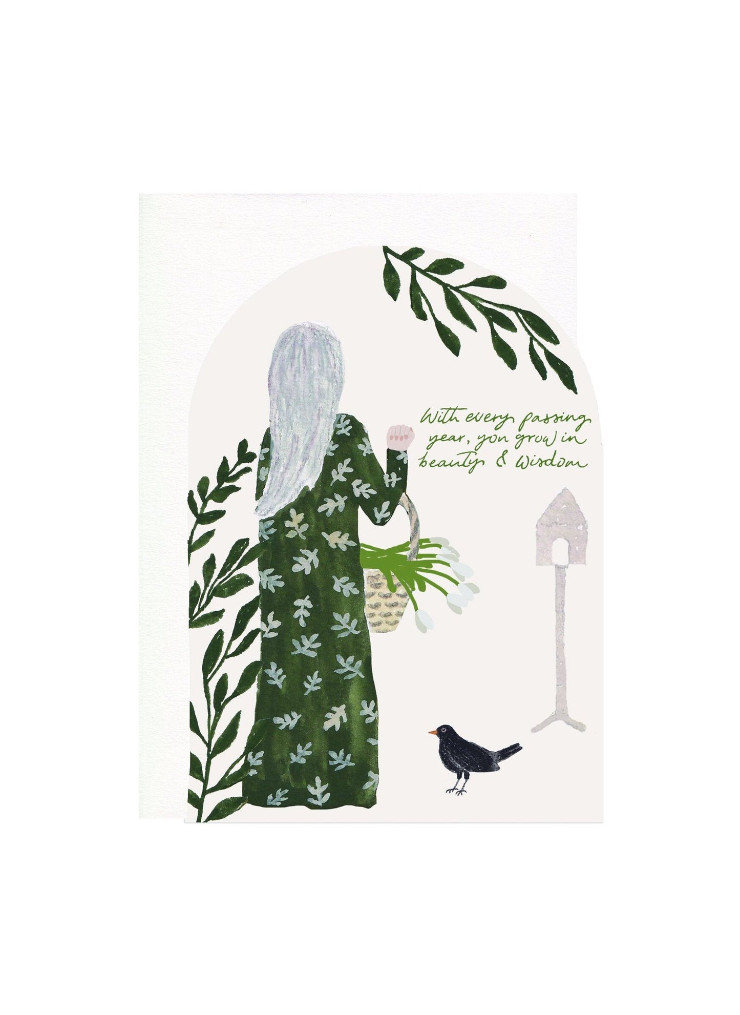 'You Grow In Beauty & Wisdom' Birthday Card
