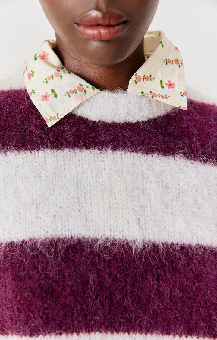 Niby Sweater - Cranberry Stripes