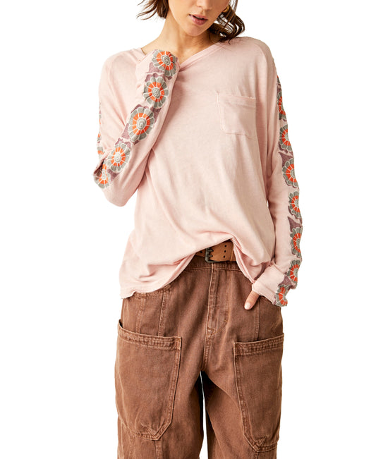 On The Vine Tee - Pink