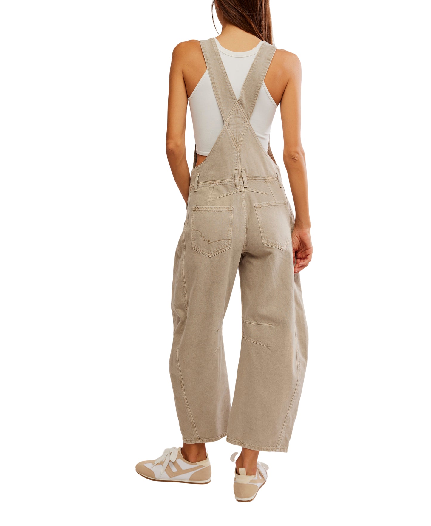 Good Luck Barrel Dungarees - Cobblestone