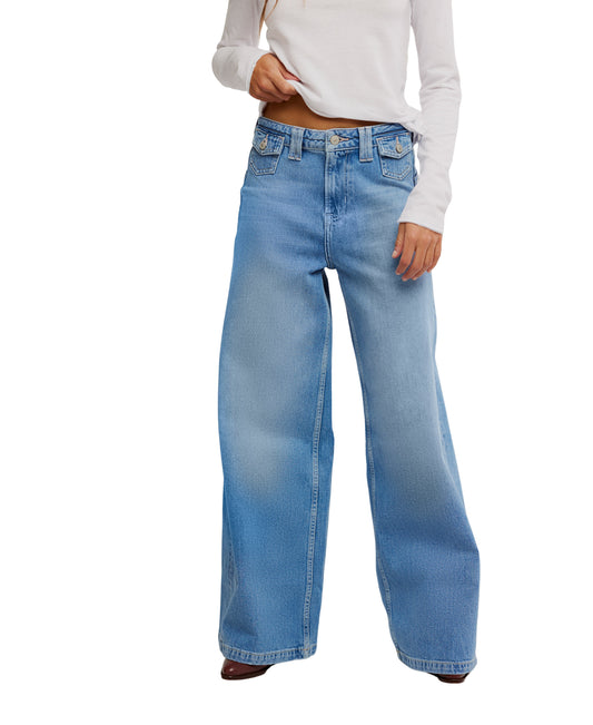Kellee High-Rise Palazzo Jeans