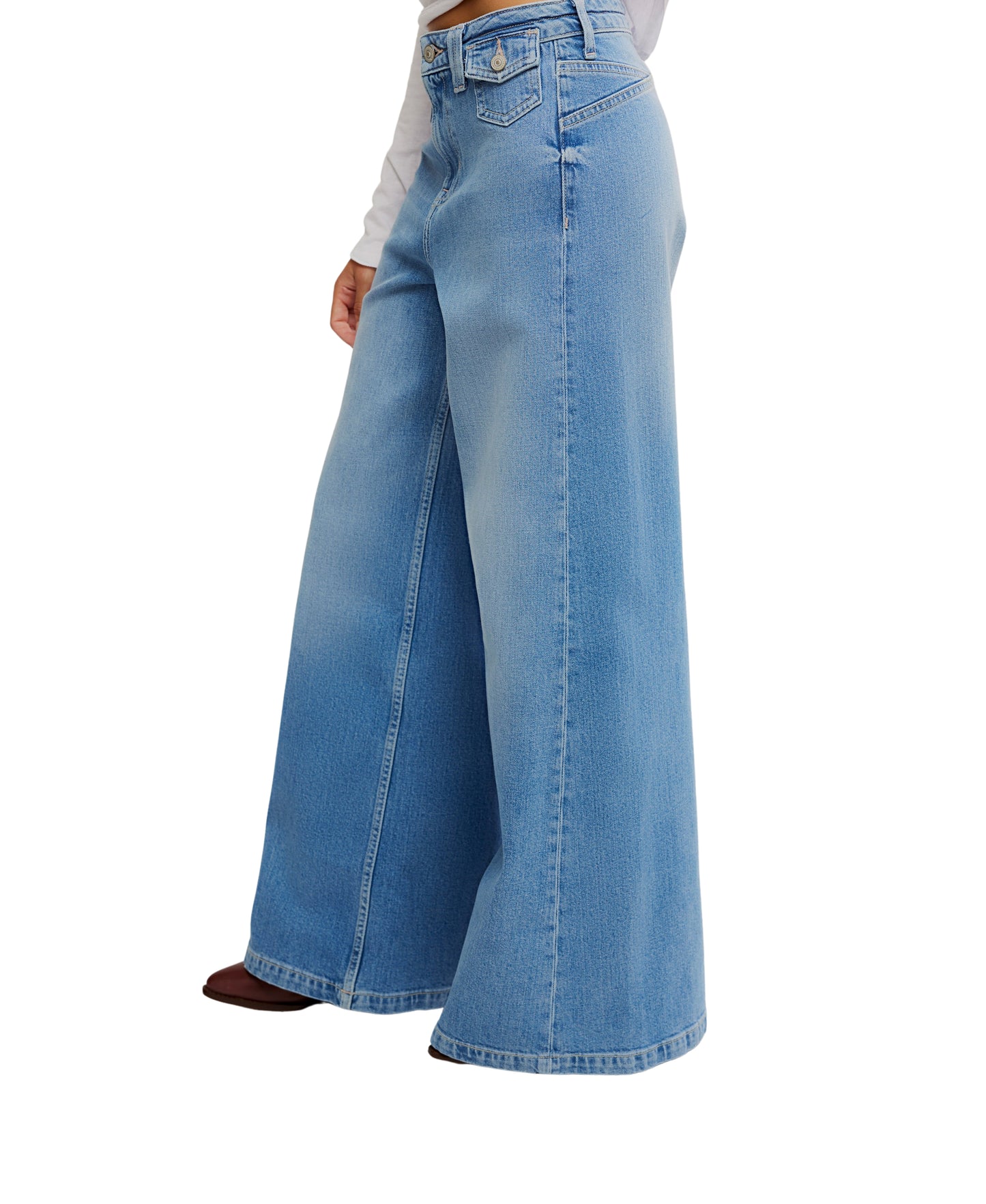Kellee High-Rise Palazzo Jeans