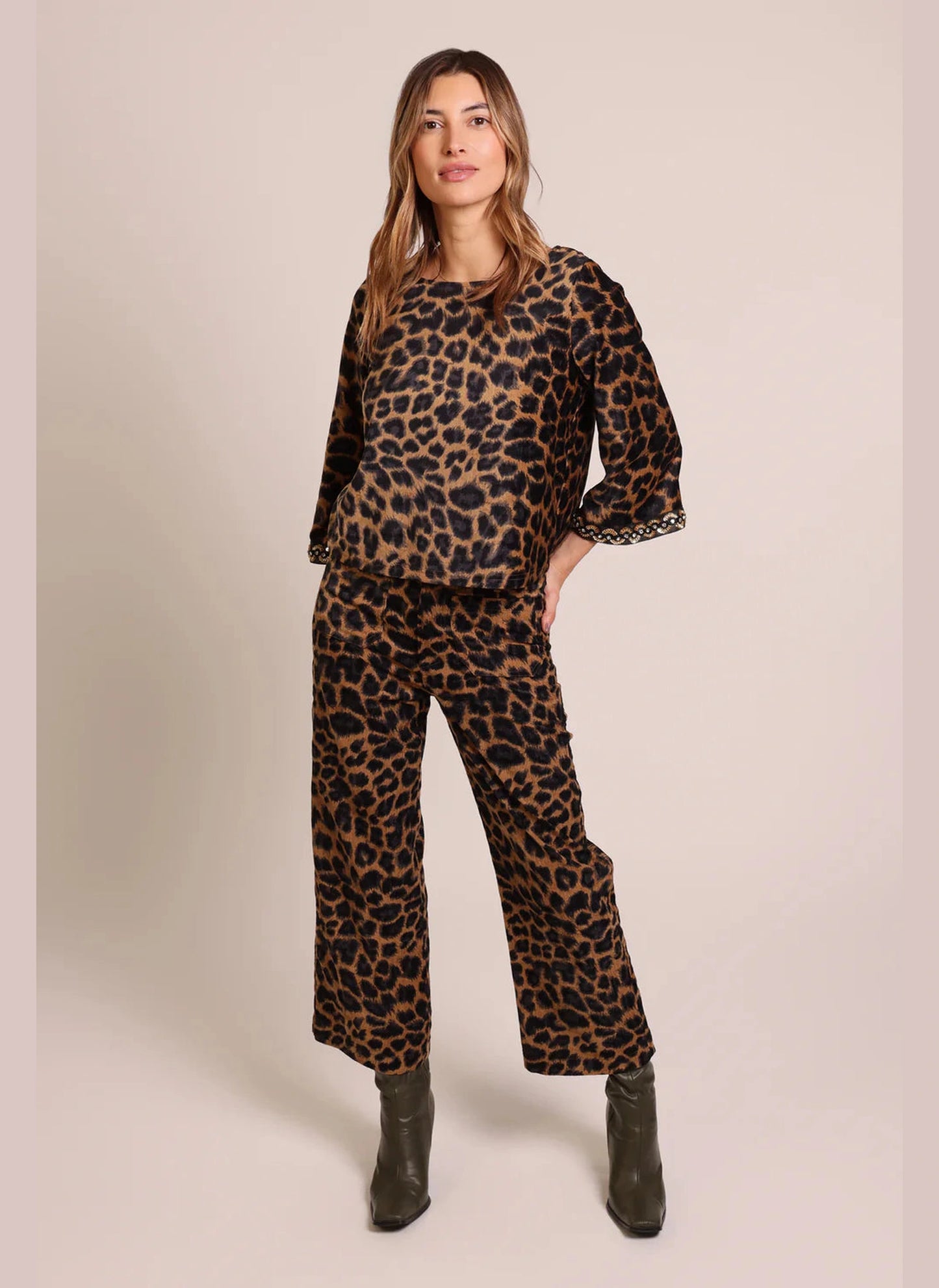 Proceed With Caution Jilly Trousers - Leopard