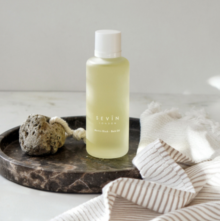 Marble Black Bath Oil 200ml