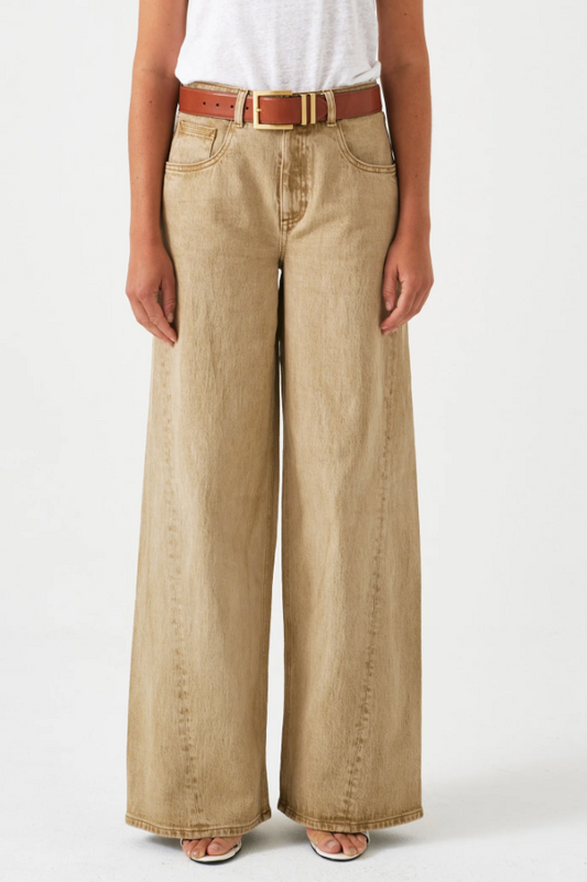 Gracie Twisted Jean in Desert Sand