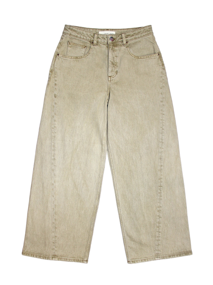 Gracie Twisted Jean in Desert Sand