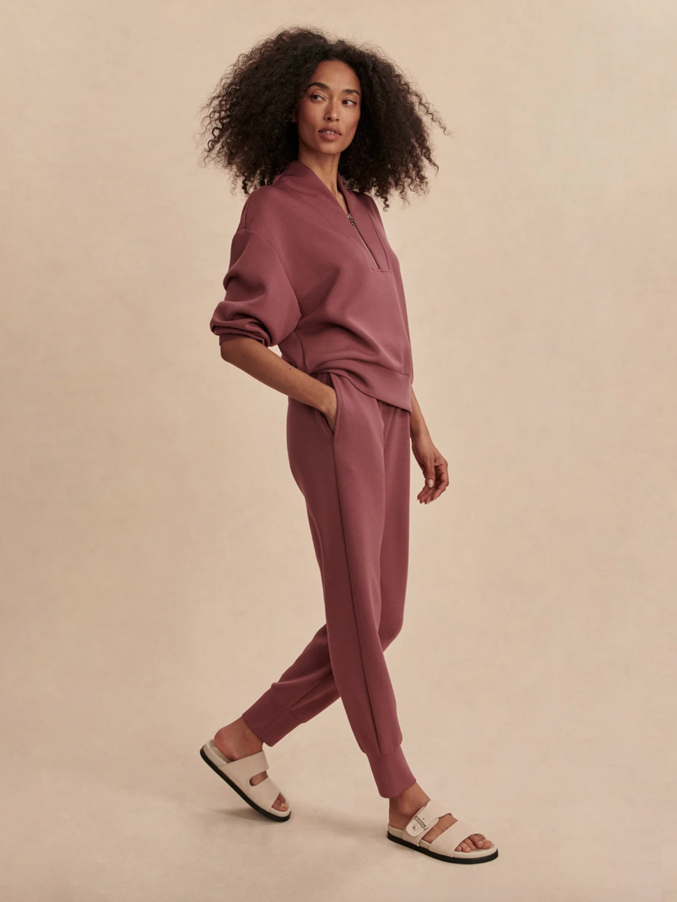 The Slim Cuff Pant 27.5 - Wild Rhubarb