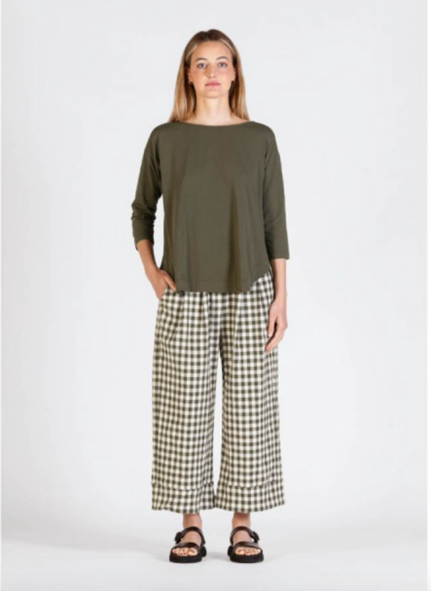 Chiaro Q Pants - Alga