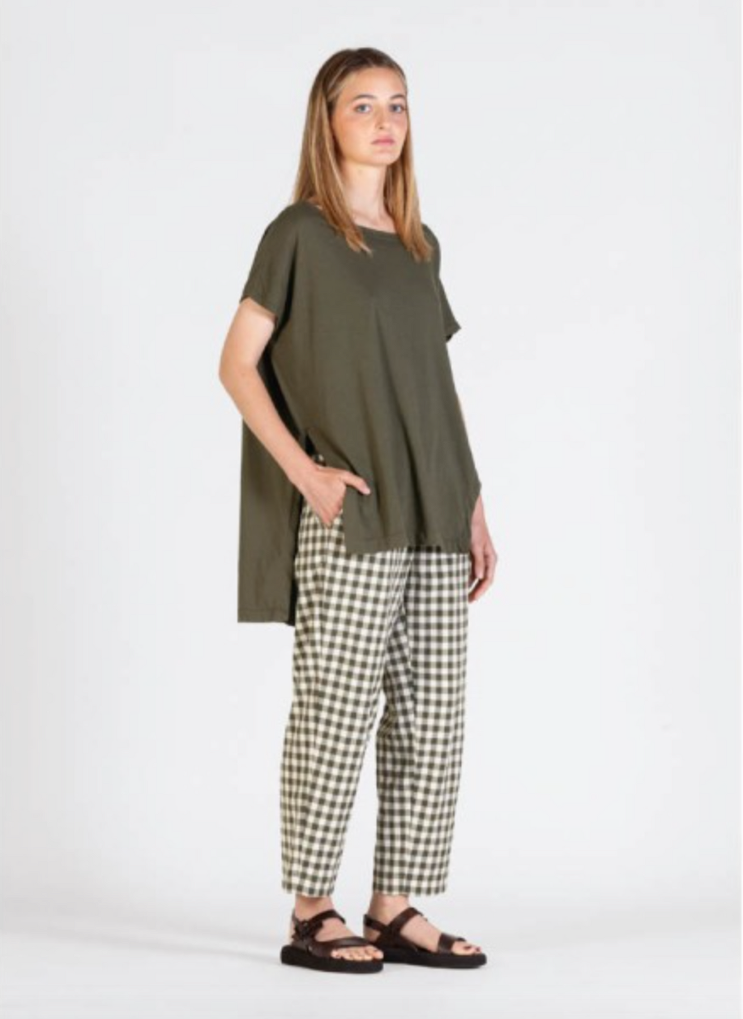 Chiaro Q Pants - Alga