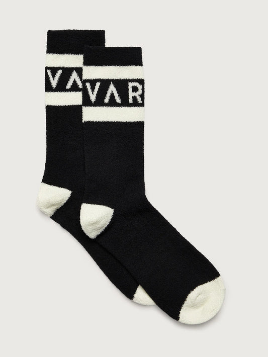 Spencer Sock - Black/Egret