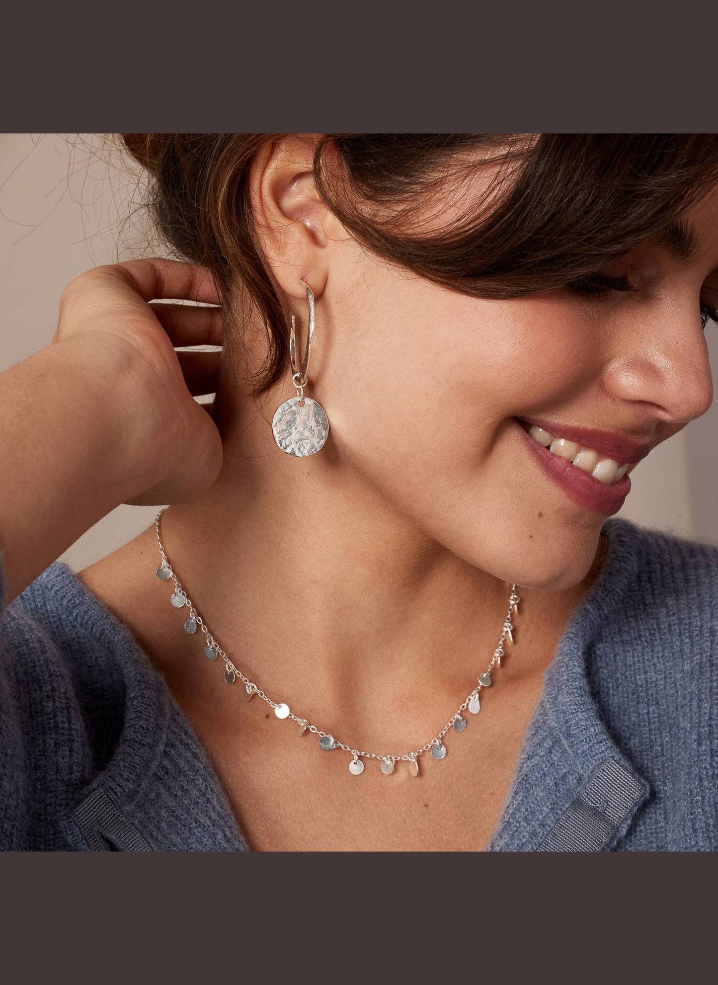 Brooke Silver Choker Necklace