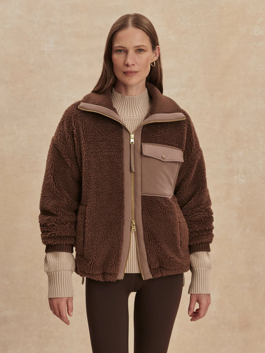 Lowell Sherpa Jacket - Carafe