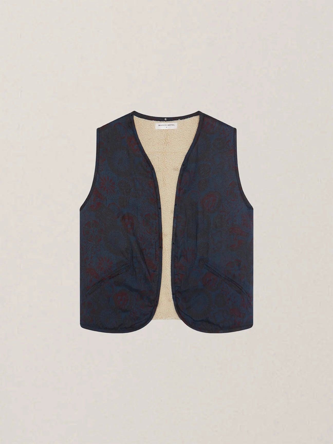 Wesley Jacket & Borg Vest - Western Blue